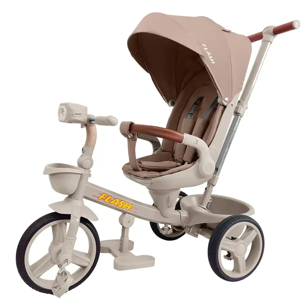 Велосипед триколісний TILLY FLASH T-3812 DARK BEIGE