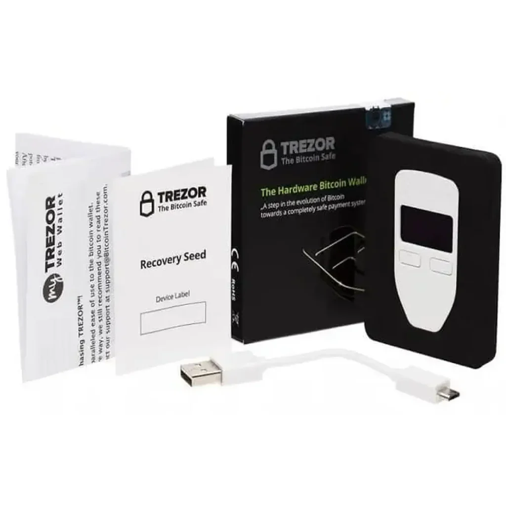 Криптокошелек Trezor One White