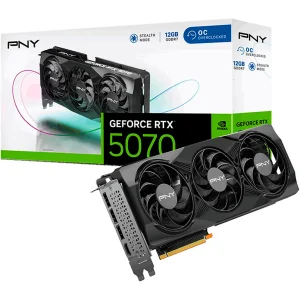 Відеокарта PNY GeForce RTX 5070 Overclocked Triple Fan (VCG507012TFXPB1-O)