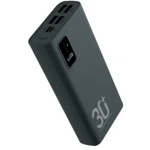 Зовнішній акумулятор WG Veronika 30000 mAh USB-C PD 20W Black