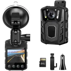 Нагрудная боди-камера BOBLOV WD1 1080P 2100mAh