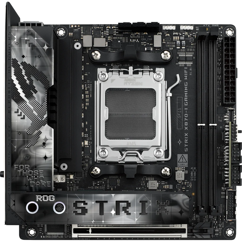 Материнська плата Asus ROG STRIX X870-I GAMING WIFI (sAM5, AMD X870) UA