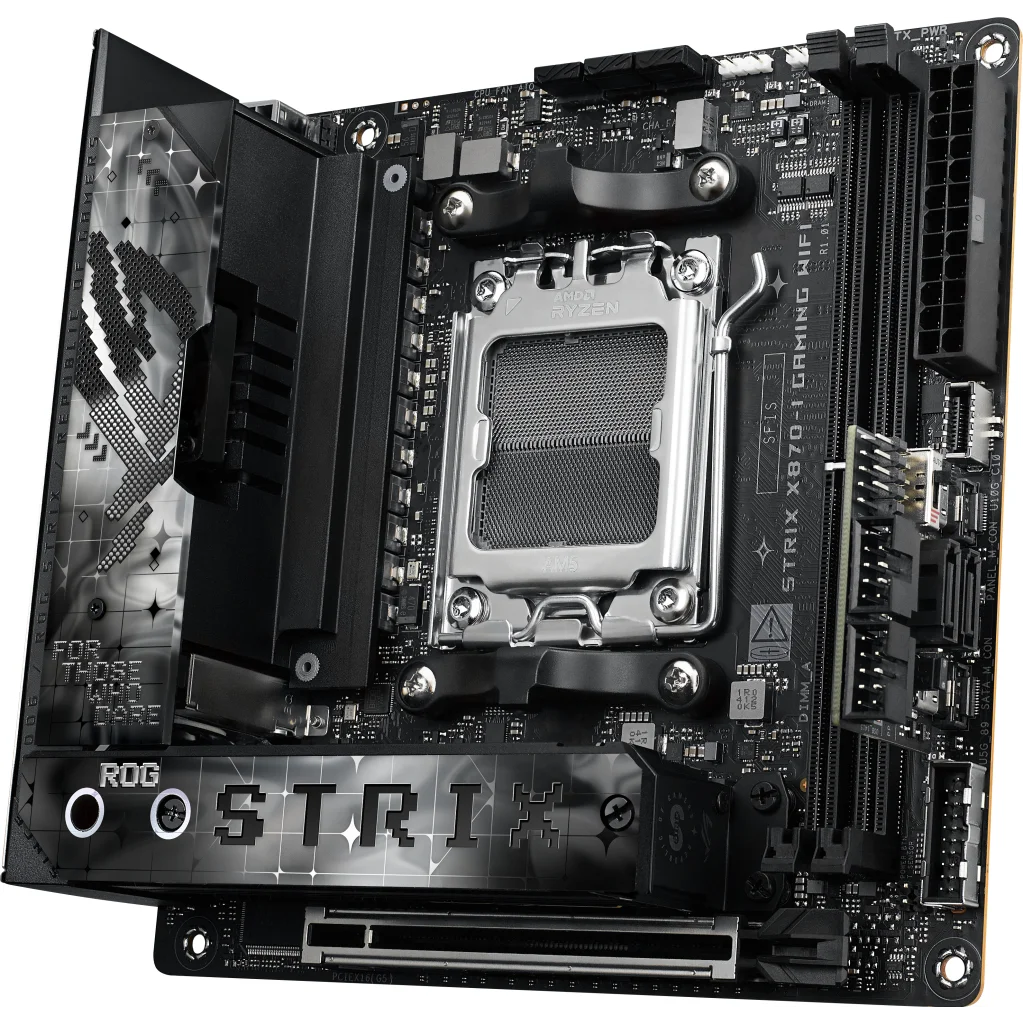 Материнська плата Asus ROG STRIX X870-I GAMING WIFI (sAM5, AMD X870) UA