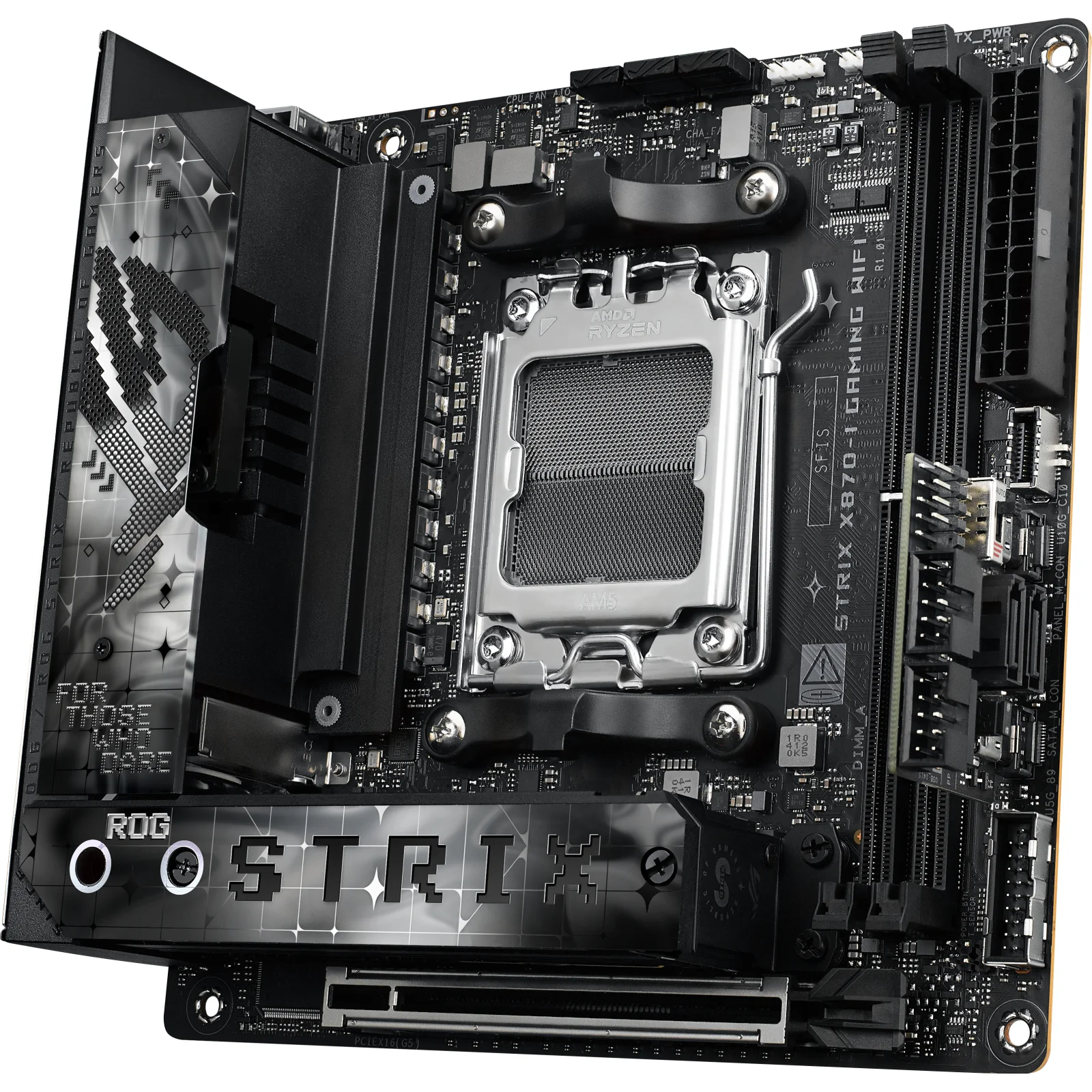 Материнська плата Asus ROG STRIX X870-I GAMING WIFI (sAM5, AMD X870) UA