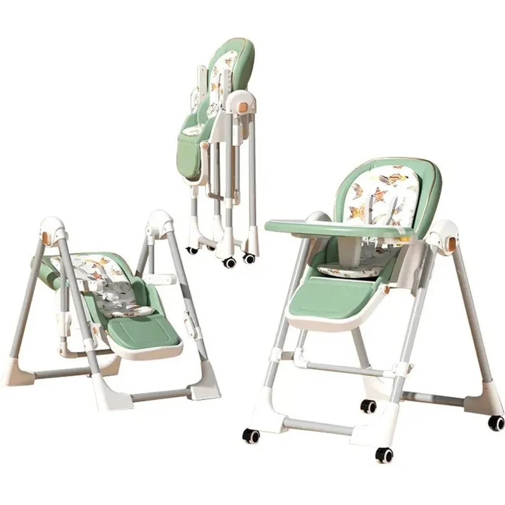 Стульчик-шезлонг для кормления 2в1 BabyChair Z901 Green