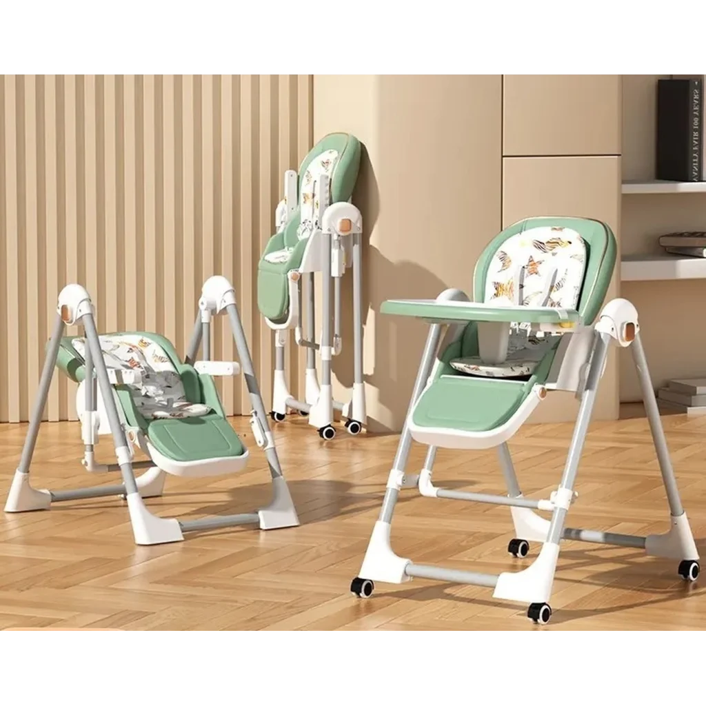Стульчик-шезлонг для кормления 2в1 BabyChair Z901 Green