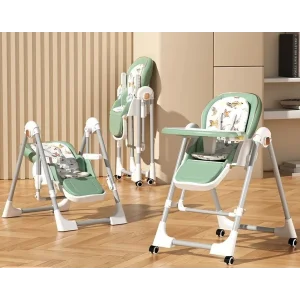 Стульчик-шезлонг для кормления 2в1 BabyChair Z901 Green