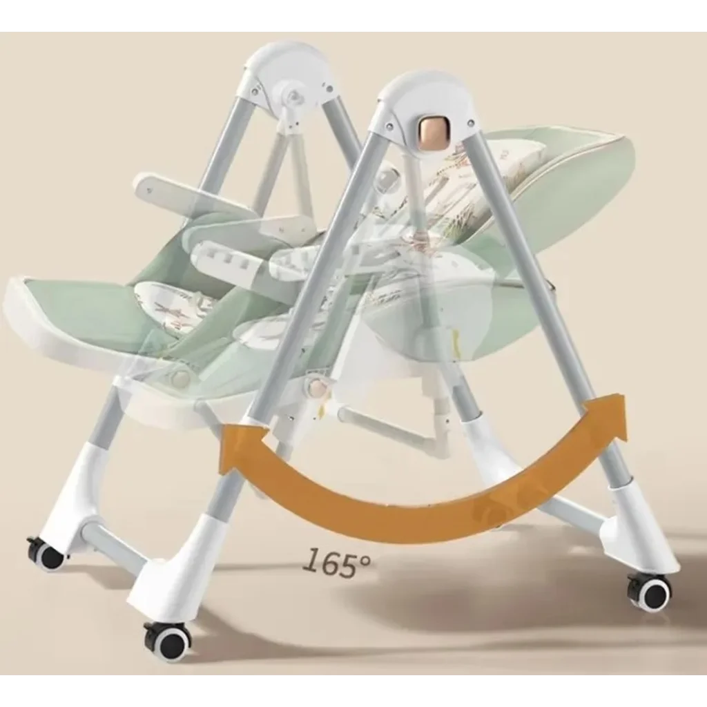 Стульчик-шезлонг для кормления 2в1 BabyChair Z901 Grey