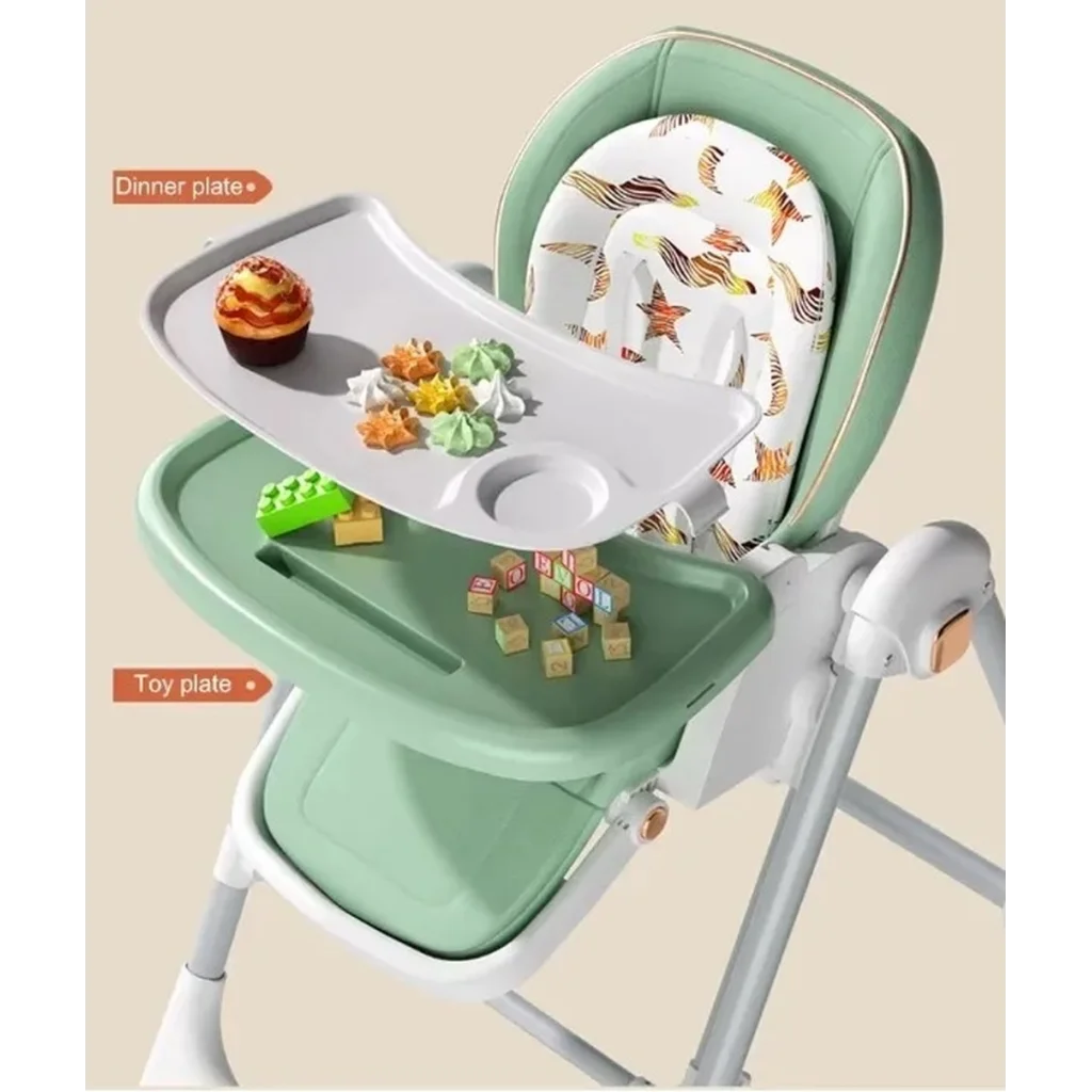 Стульчик-шезлонг для кормления 2в1 BabyChair Z901 Grey