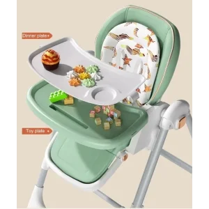 Стульчик-шезлонг для кормления 2в1 BabyChair Z901 Grey