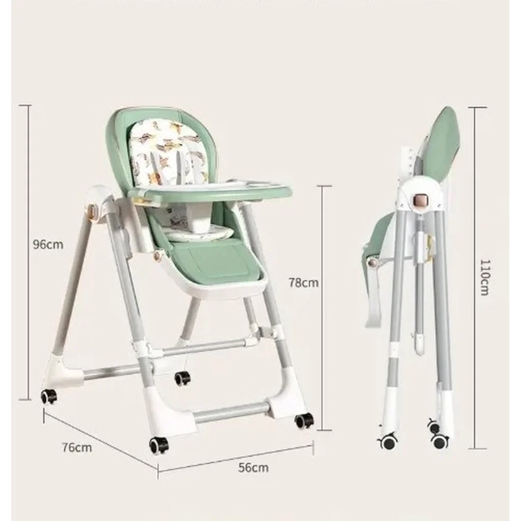 Стульчик-шезлонг для кормления 2в1 BabyChair Z901 Grey
