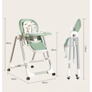 Стульчик-шезлонг для кормления 2в1 BabyChair Z901 Grey