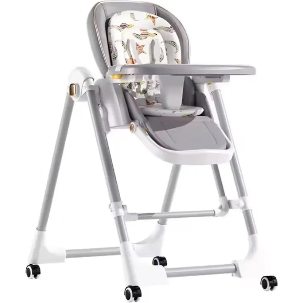 Стульчик-шезлонг для кормления 2в1 BabyChair Z901 Grey