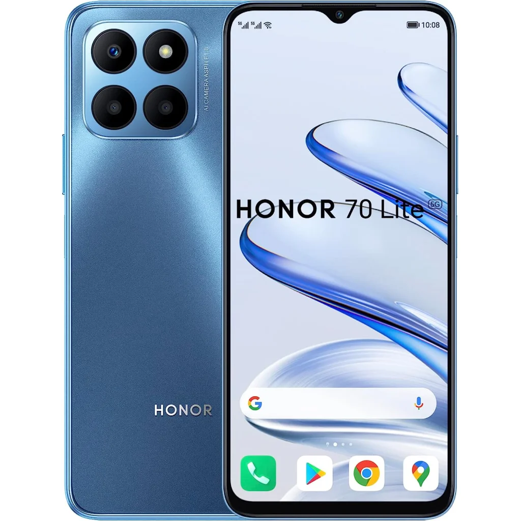 Смартфон Honor 70 Lite 5G 4/128GB Ocean Blue EU