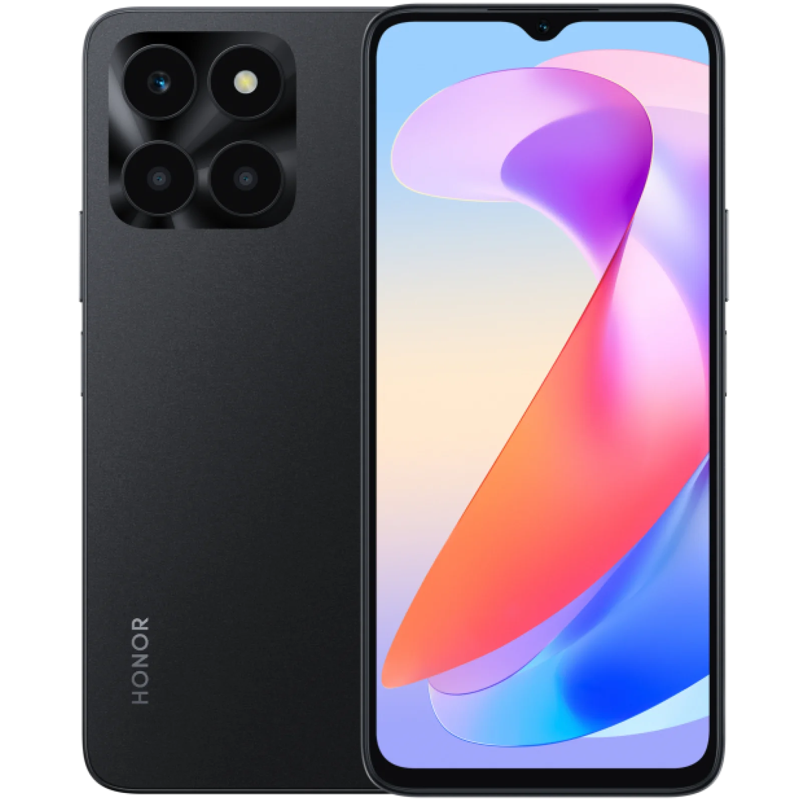 Смартфон Honor X6A 4/128GB Midnight Black UA