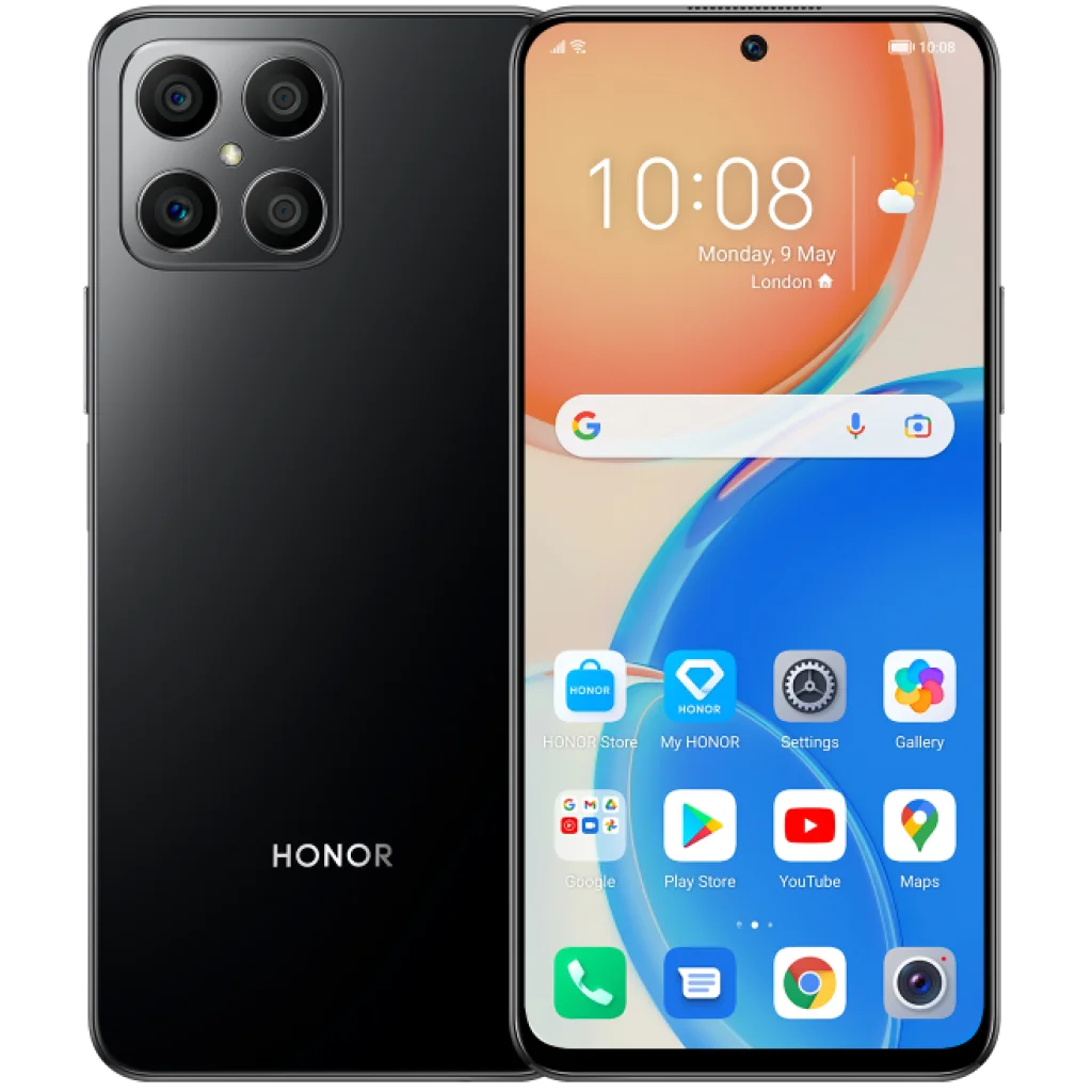Смартфон Honor X8 6/128Gb Midnight Black EU