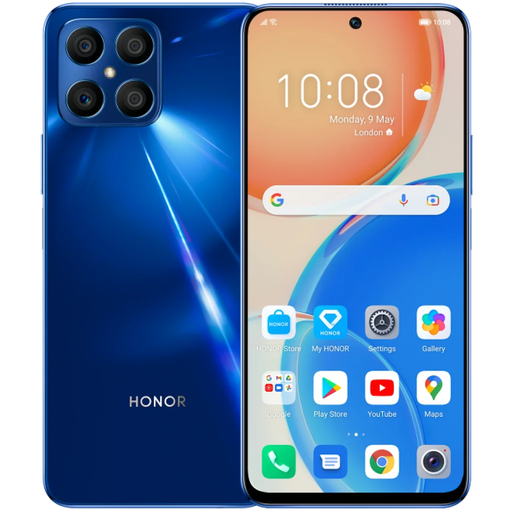 Смартфон Honor X8 6/128Gb Ocean Blue EU