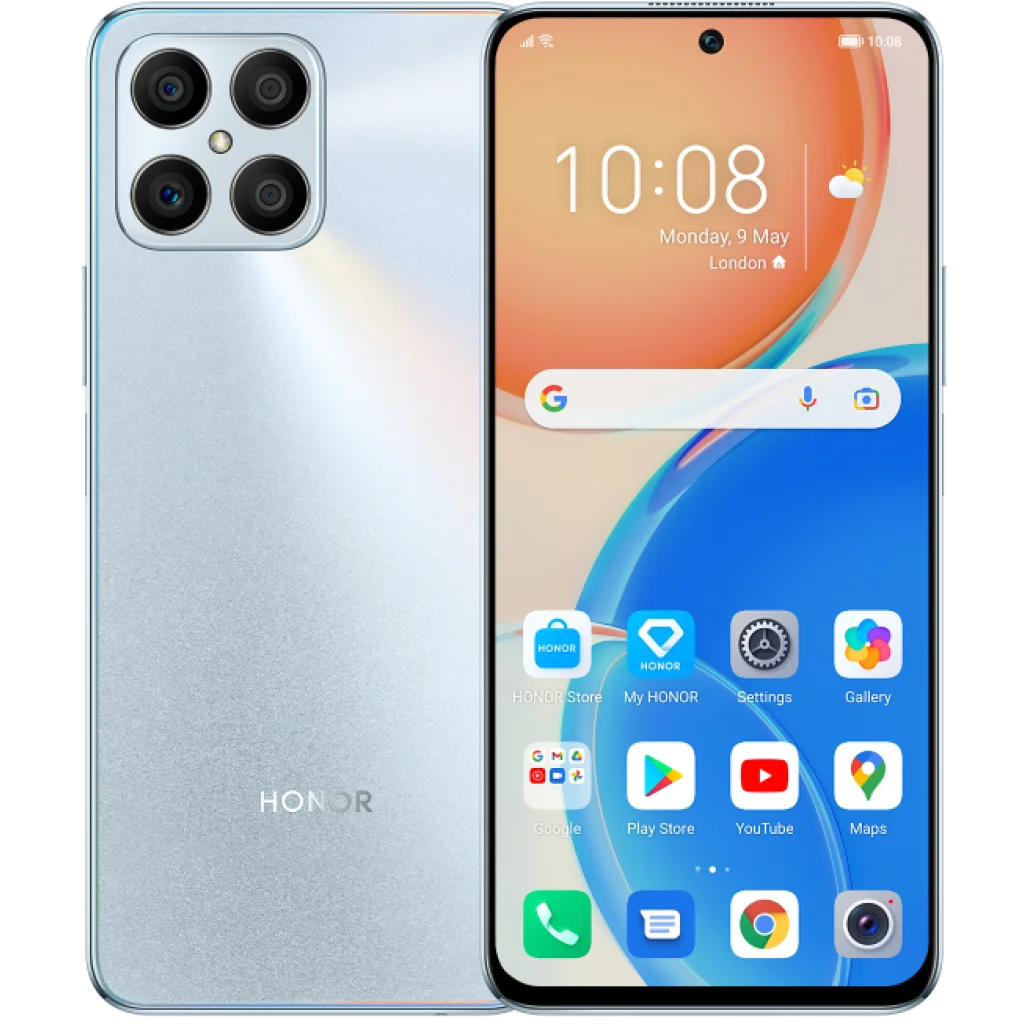 Смартфон Honor X8 6/128Gb Titanium Silver EU