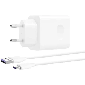 Сетевое зарядное устройство Huawei CP404B SuperCharge (Max 22.5W) USB to USB Type-C Cable White UA