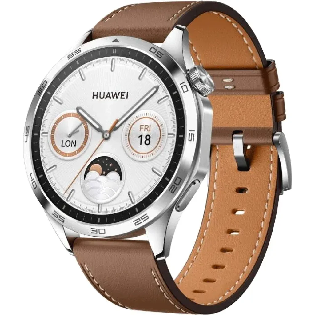 Смарт-часы Huawei Watch GT 4 46mm Brown Leather (55020BGW) UA