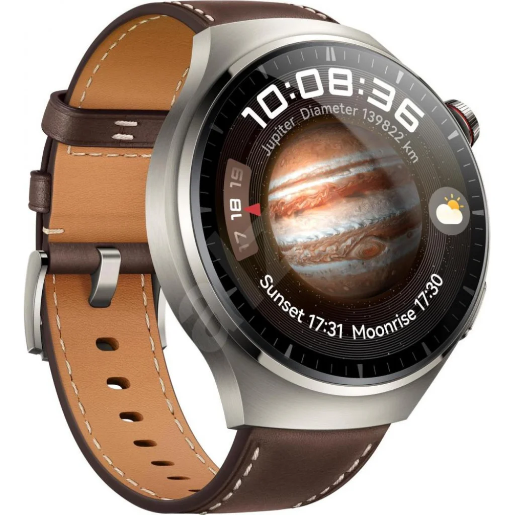 Смарт-годинник Huawei Watch 4 Pro Classic Dark Brown Leather Strap