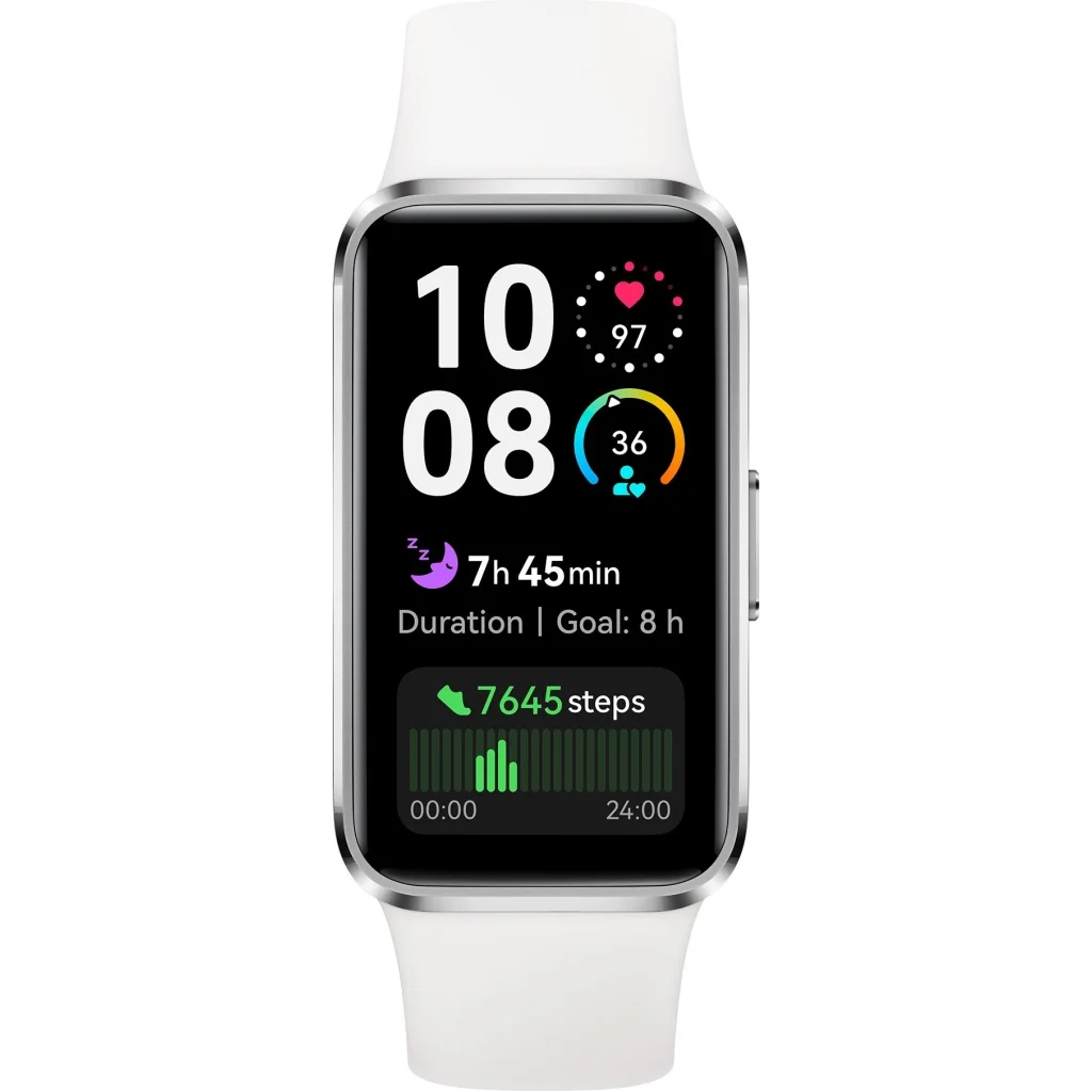 Смарт-часы Huawei Band 10 Metal Body White (55020ELM) UA