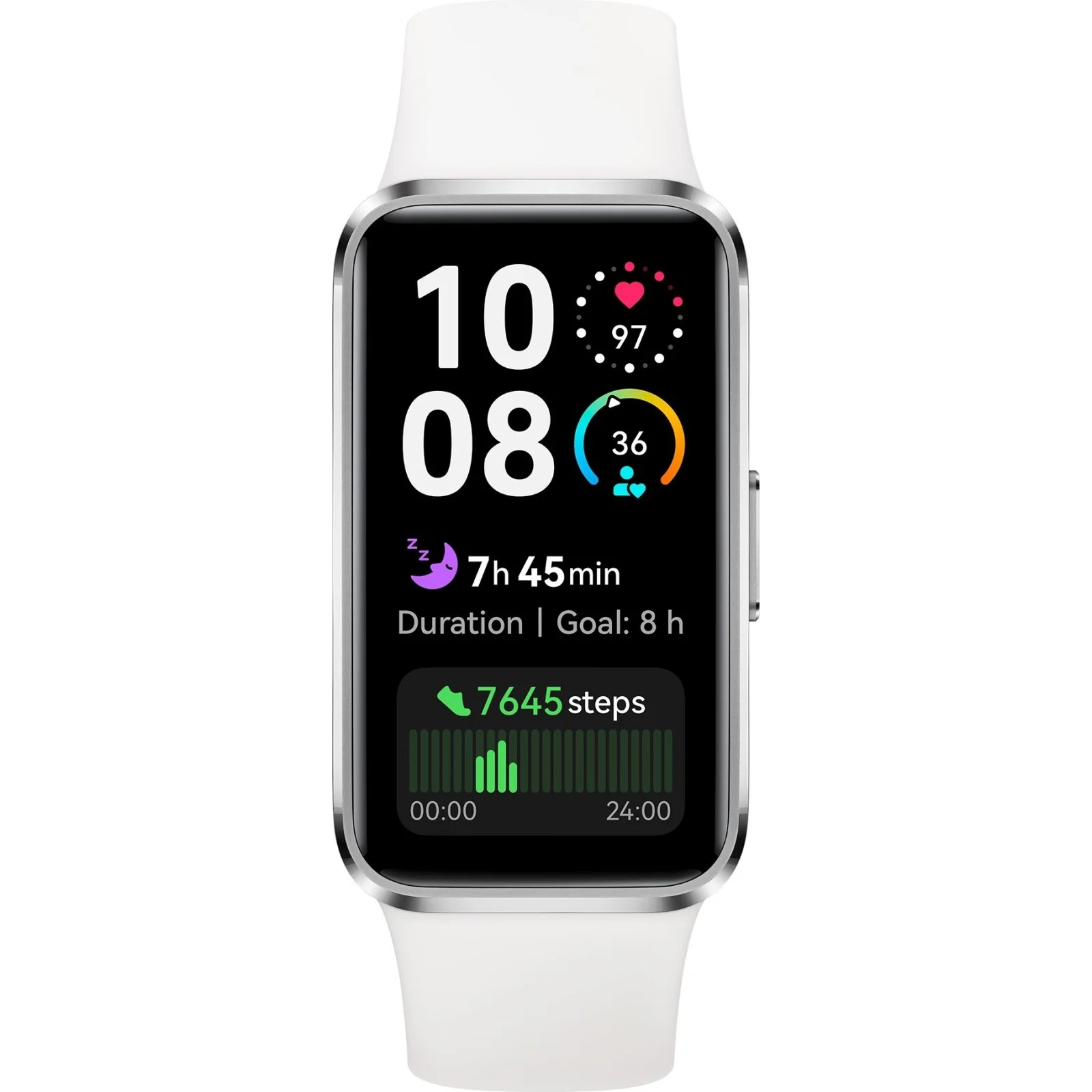 Смарт-часы Huawei Band 10 Metal Body White (55020ELM) UA
