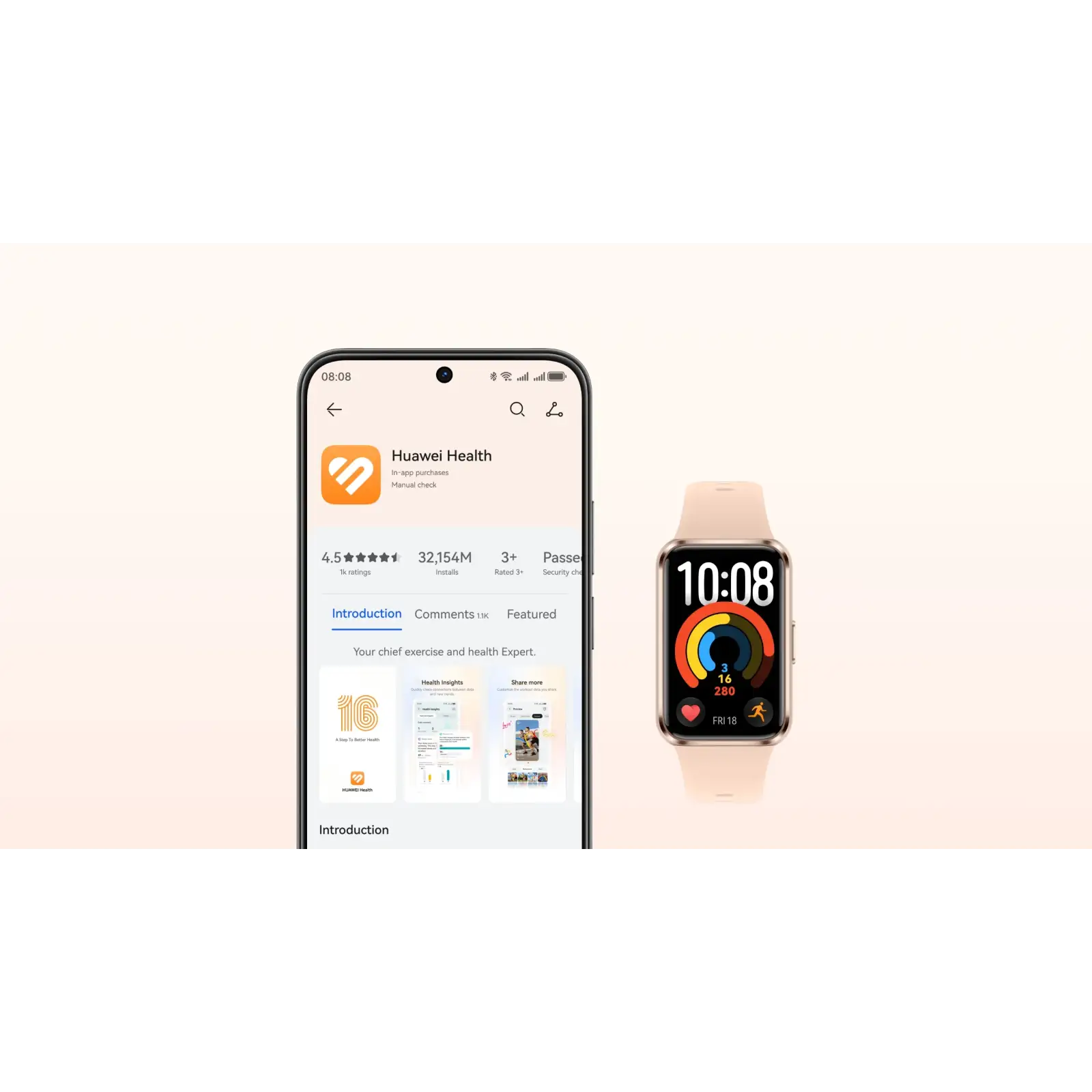 Фитнес-браслет Huawei Band 11 Black (55020GVQ) UA