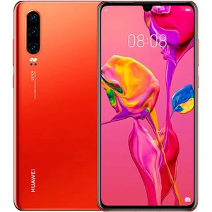 Цвет: Красный - Смартфон Huawei P30 6/128GB Dual Sim Amber Sunrise EU
