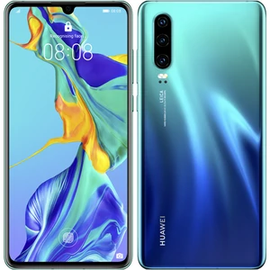 Цвет: Синий - Смартфон Huawei P30 6/128GB Dual Sim Aurora (51093NDH) EU
