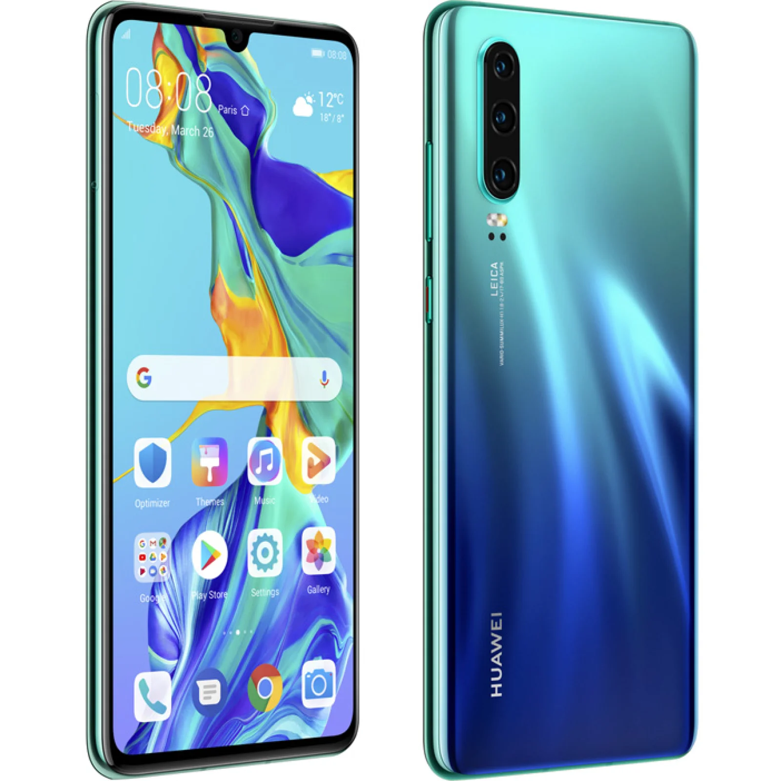 Смартфон Huawei P30 8/128GB Dual Sim Aurora EU