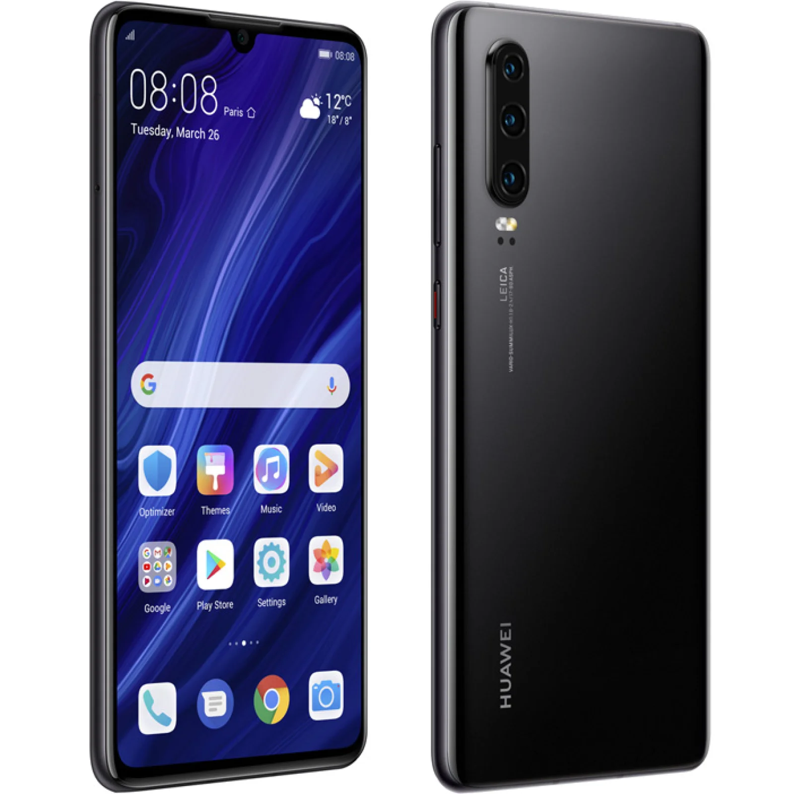 Смартфон Huawei P30 6/128GB Dual Sim Black EU