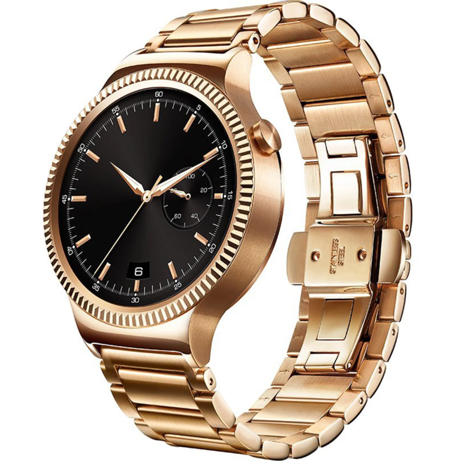 Смарт-годинник Huawei Watch Gold Stainless Steel With Gold Stainless Steel Link Band