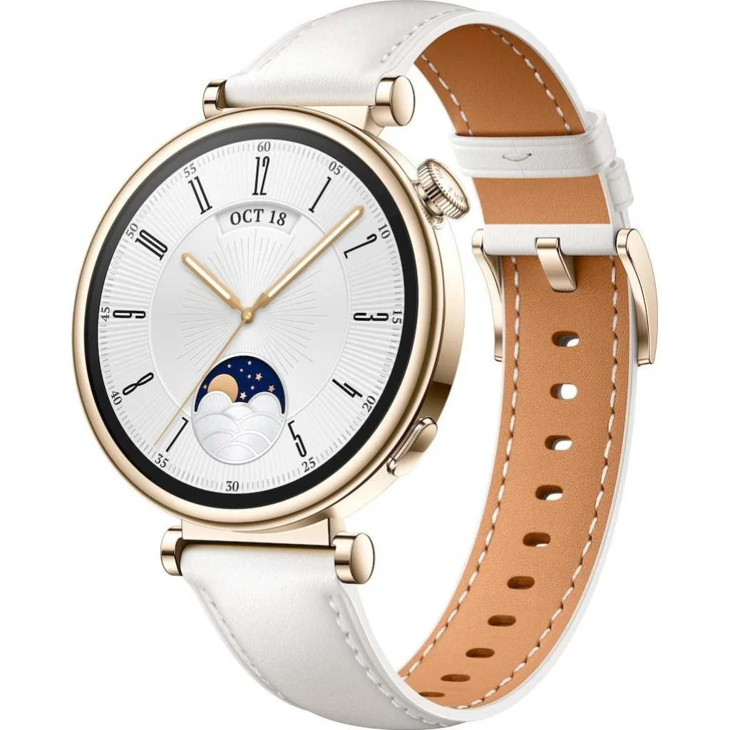 Смарт-часы Huawei Watch GT 4 41mm White Leather (55020BJB) UA