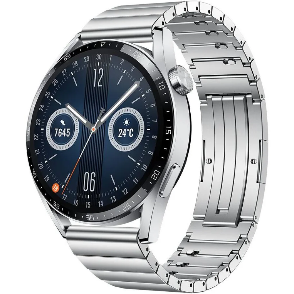 Смарт-годинник Huawei Watch GT 3 46mm Stainless Steel