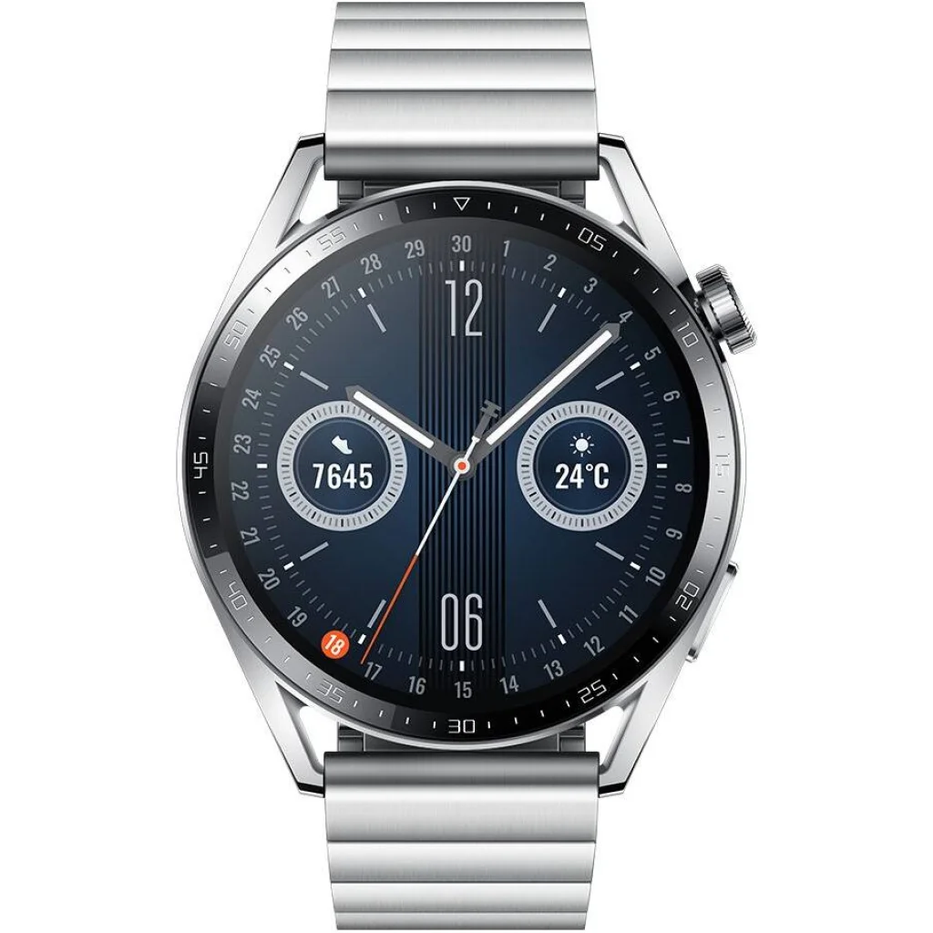 Смарт-годинник Huawei Watch GT 3 46mm Stainless Steel