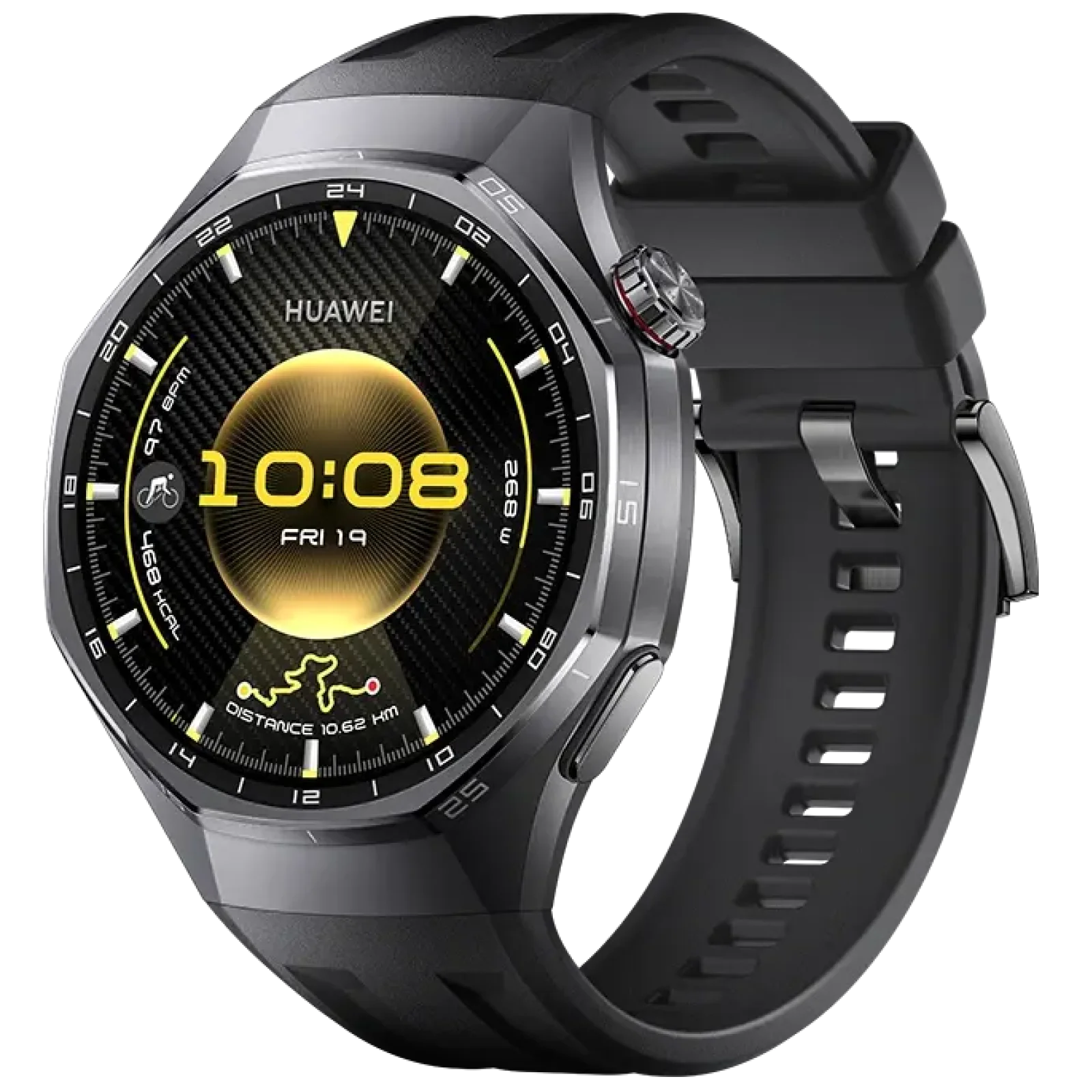Смарт-часы Huawei Watch GT 6 Pro 46mm Black Fluoroelastomer (Atum-B29F)