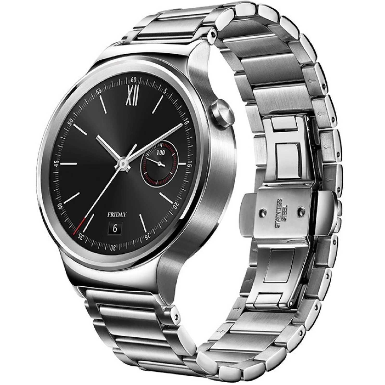 Смарт-годинник Huawei Watch Stainless Steel With Stainless Steel Link Band