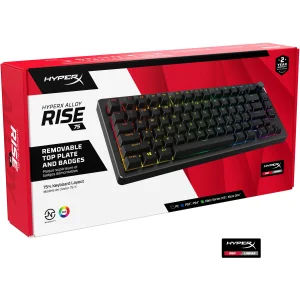 Клавіатура механічна HyperX Alloy Rise 75 PBT HX Red USB Black (7G7A4AA) UA