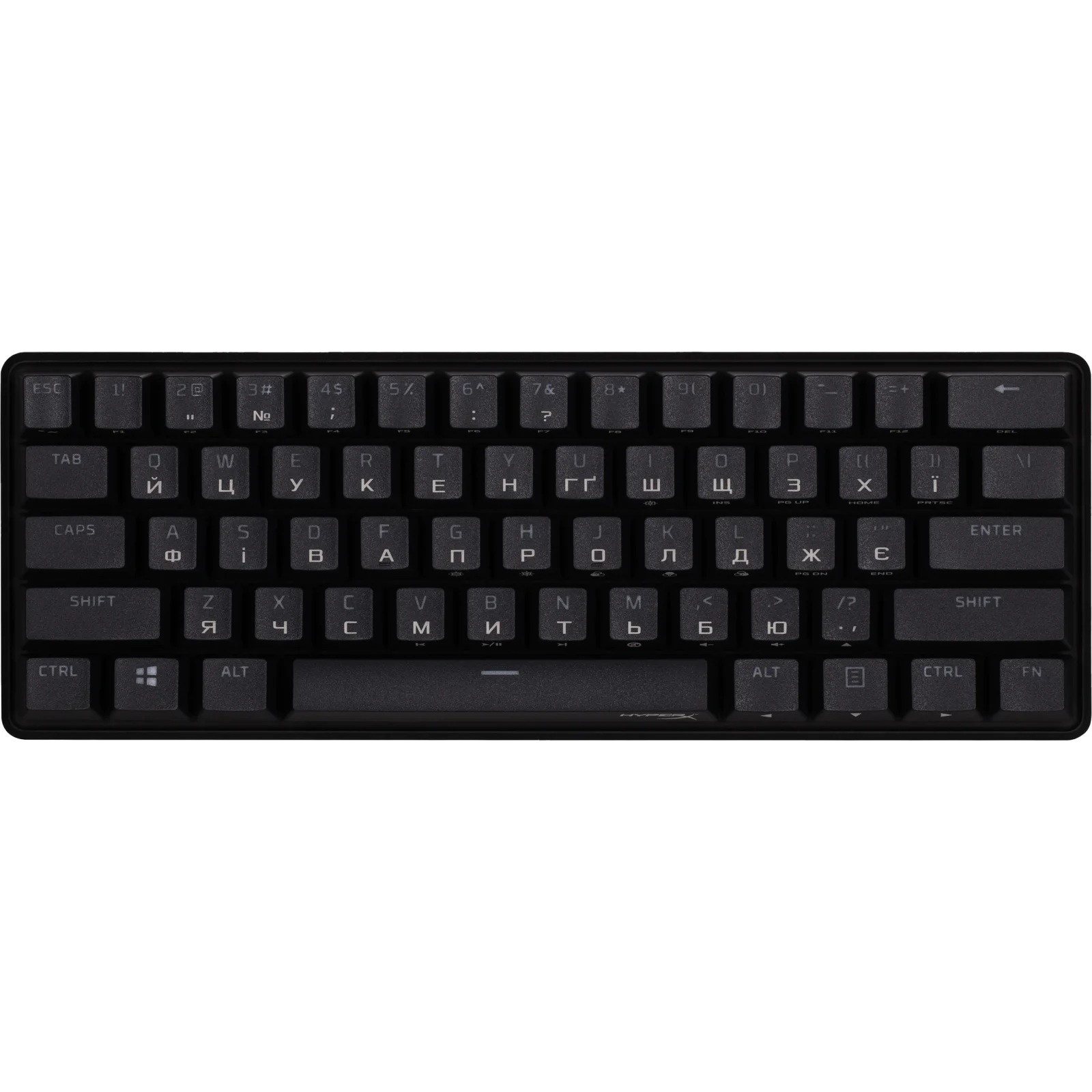 Клавиатура механическая HyperX Alloy Origins 60 HX Red USB (4P5N4AA) UA