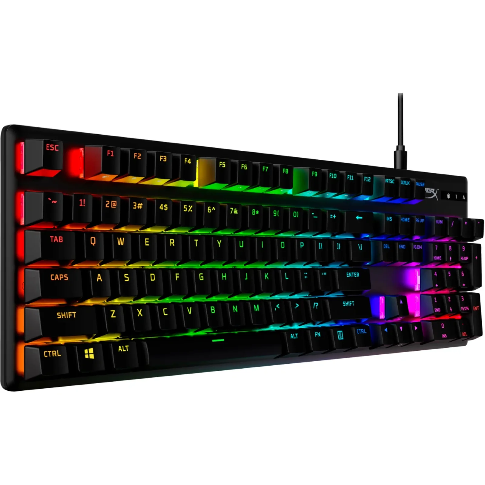 Клавиатура HyperX Alloy Origins PBT RGB Mechnical Red (639N3AA) UA