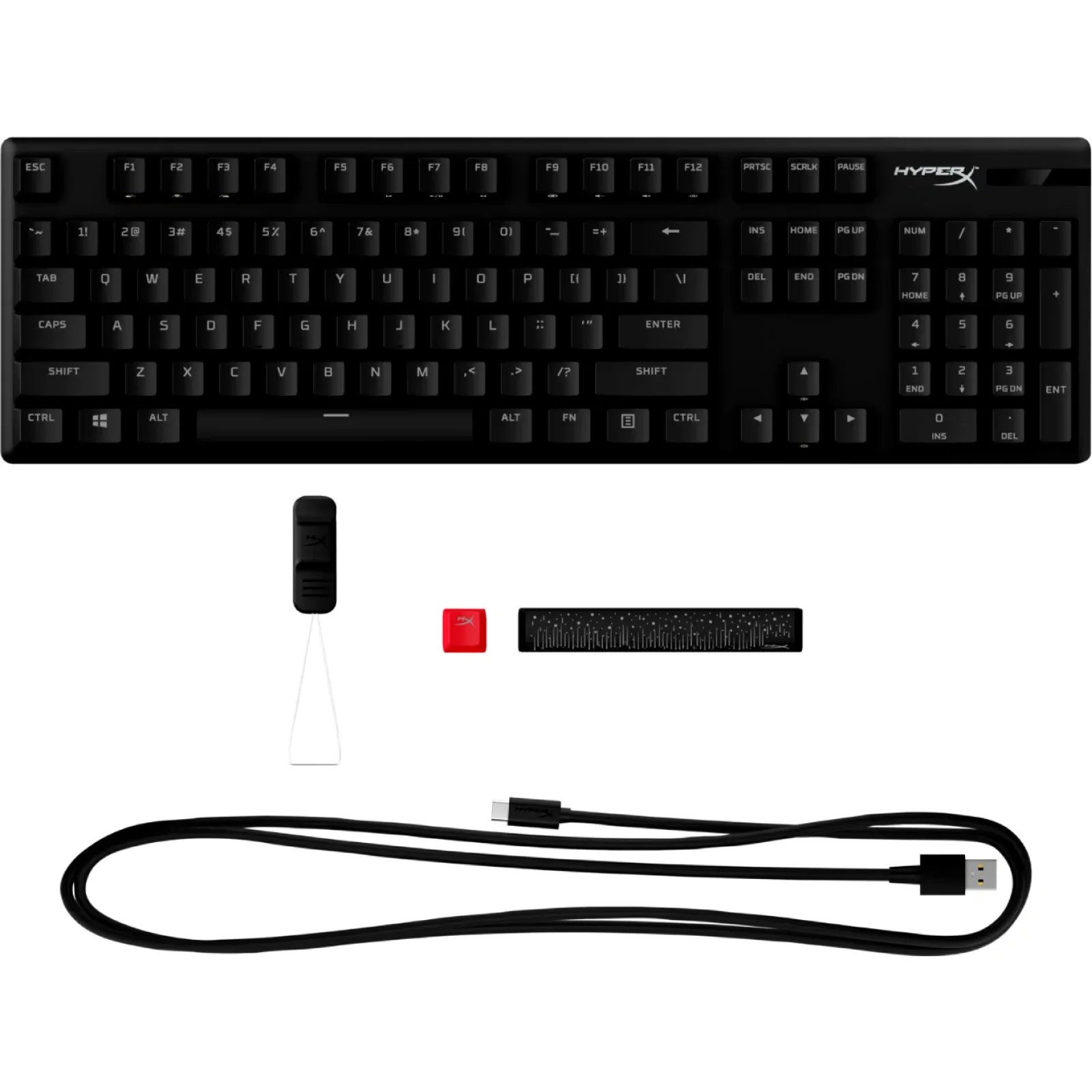 Клавиатура HyperX Alloy Origins PBT RGB Mechnical Red (639N3AA) UA