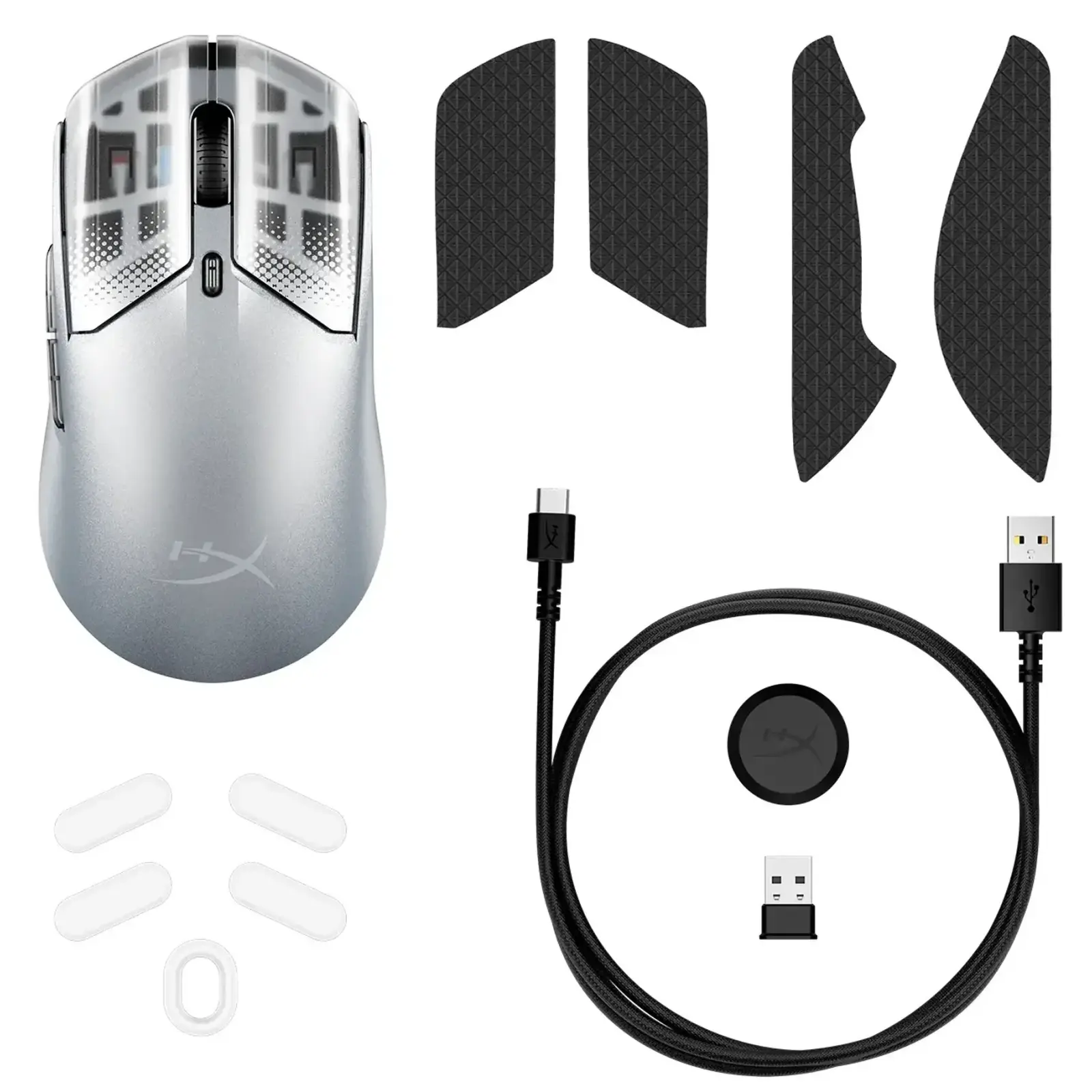 Миша HyperX Pulsefire Haste 2 S Wireless Silver (9B002AA)