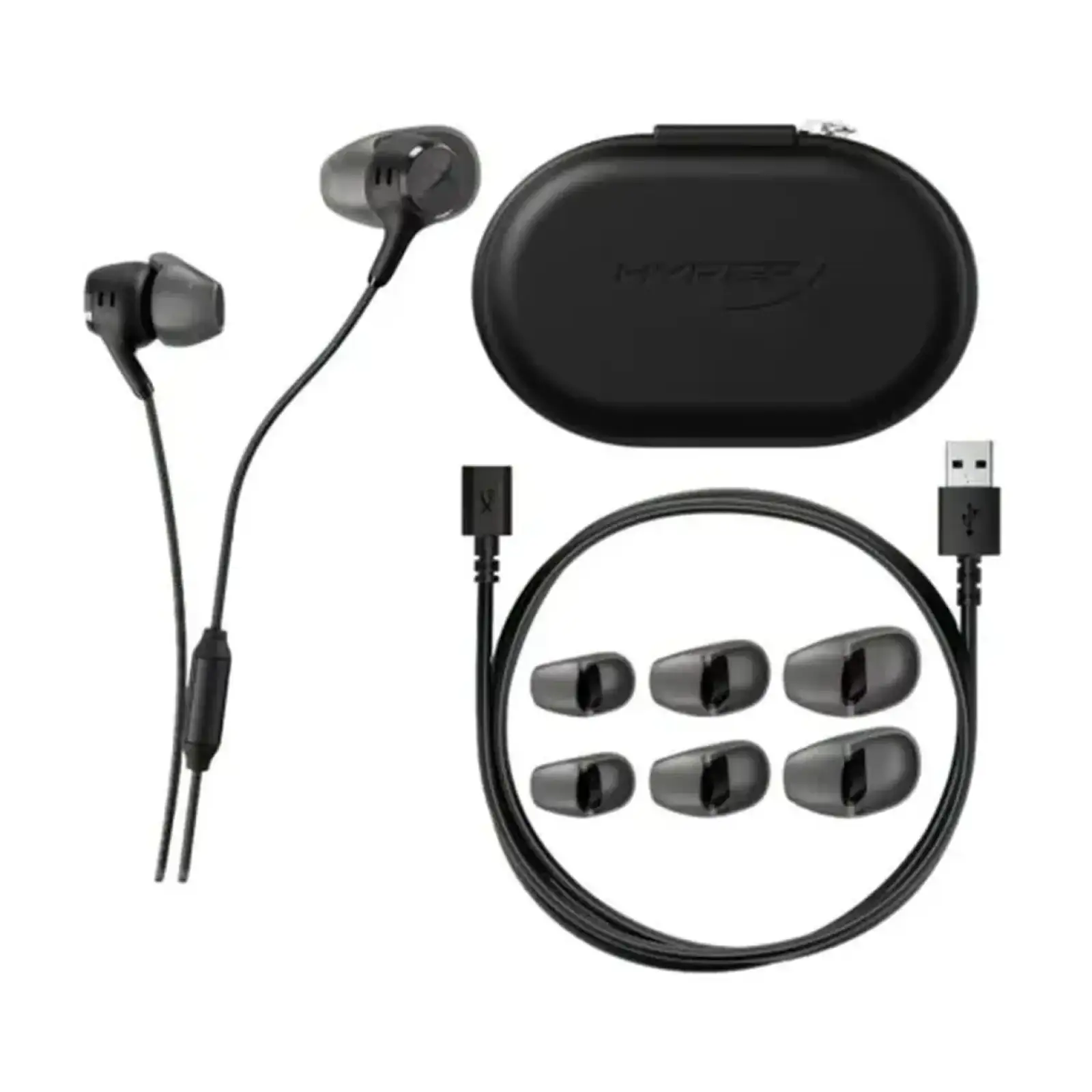 Гарнітура ігрова HyperX Cloud Earbuds III S Black (BN7S1AA) UA