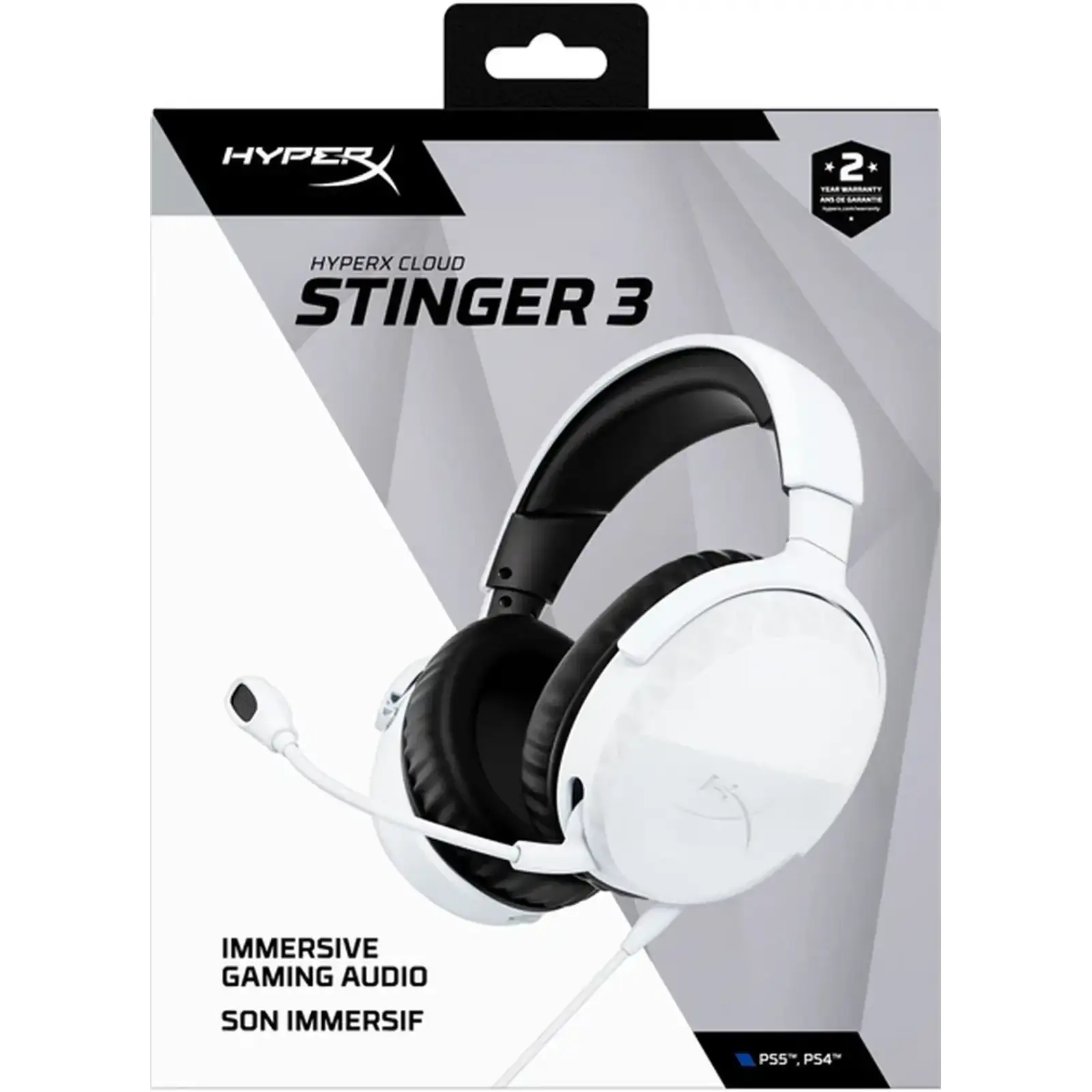 Гарнітура ігрова HyperX Cloud Stinger 3 Wired White (BS1T6AA) UA