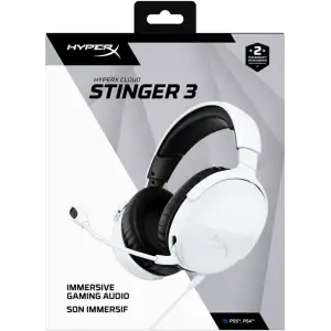 Гарнітура ігрова HyperX Cloud Stinger 3 Wired White (BS1T6AA) UA