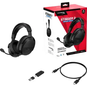 Гарнітура ігрова HyperX Cloud Stinger 3 Wireless Black (BS1T8AA) UA