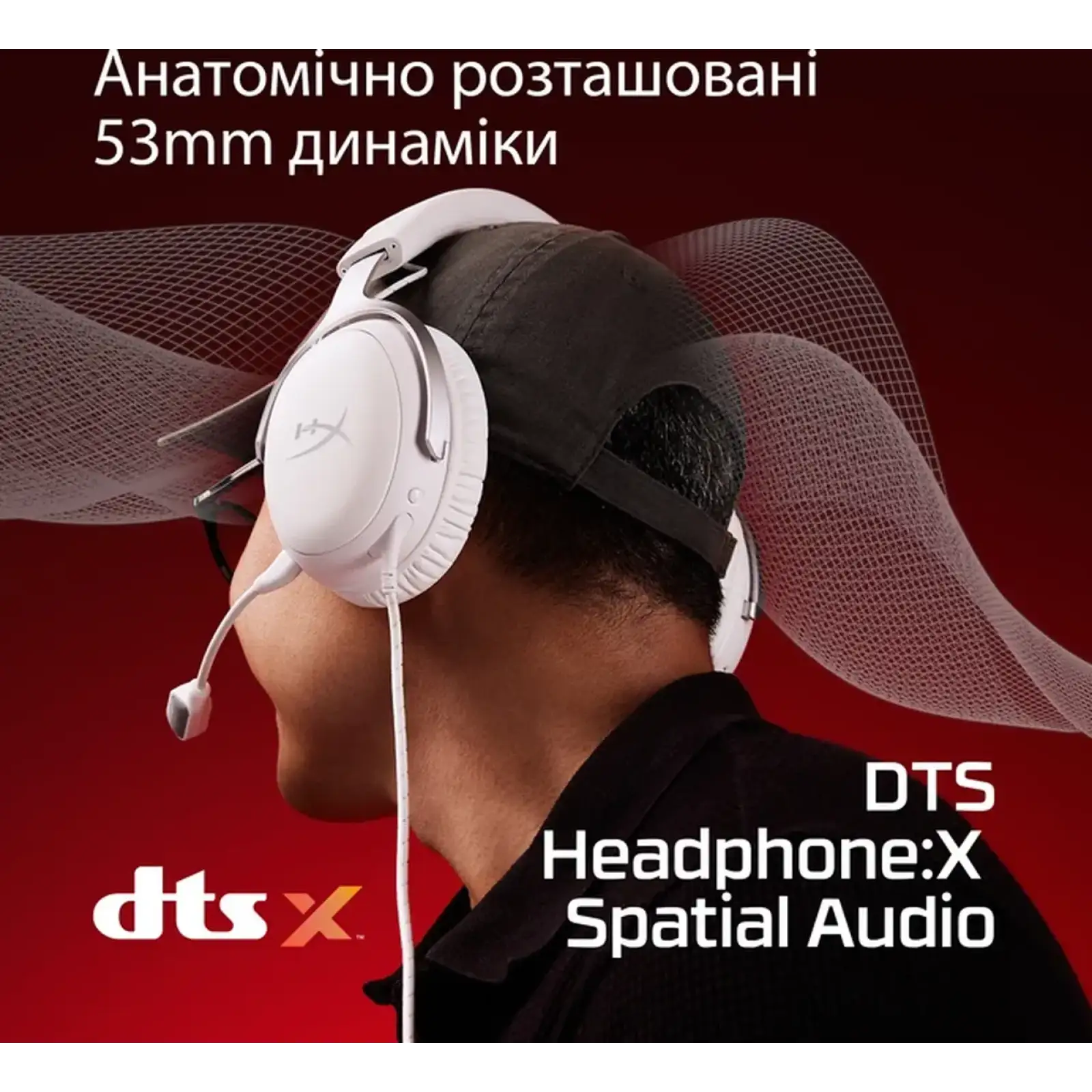 Навушники HyperX Cloud III White (BS7C1AA)
