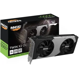 Відеокарта INNO3D GeForce RTX 5060 Ti 8GB TWIN X2 OC (N506T2-08D7X-193075N) UA