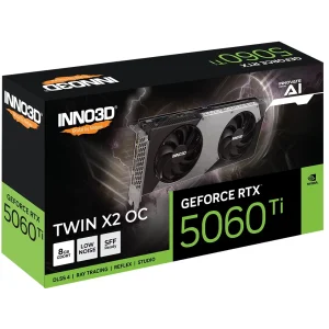 Видеокарта INNO3D GeForce RTX 5060 Ti 8GB TWIN X2 OC (N506T2-08D7X-193075N) UA
